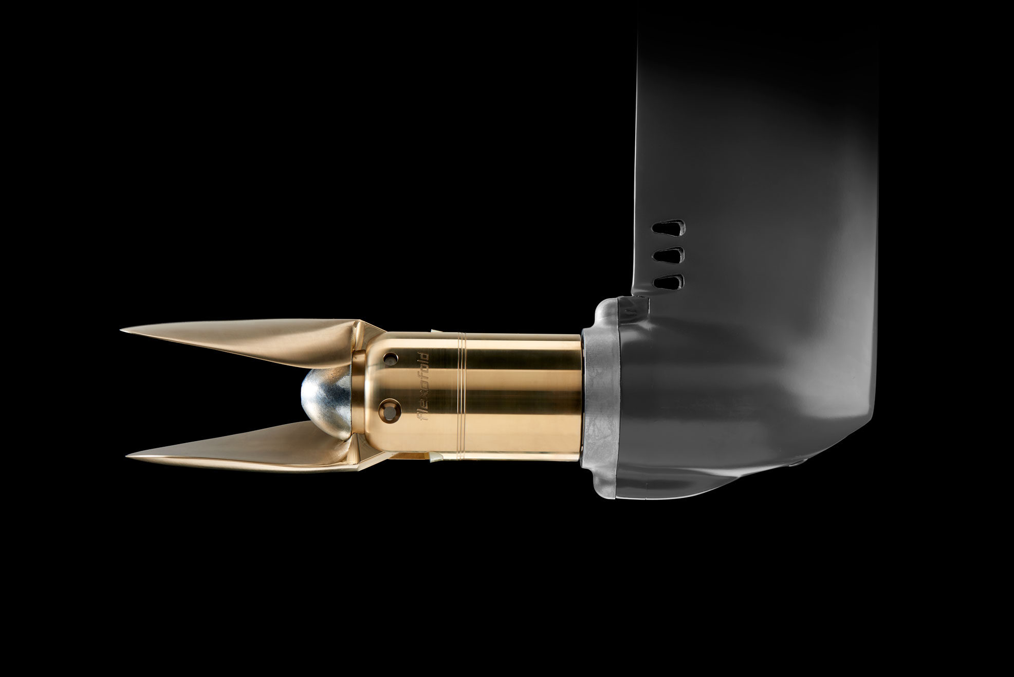 2-Blatt LA Saildrive Faltpropeller 